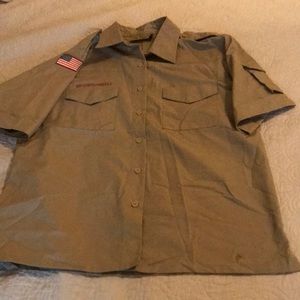New ladies large BSA official scout shirt